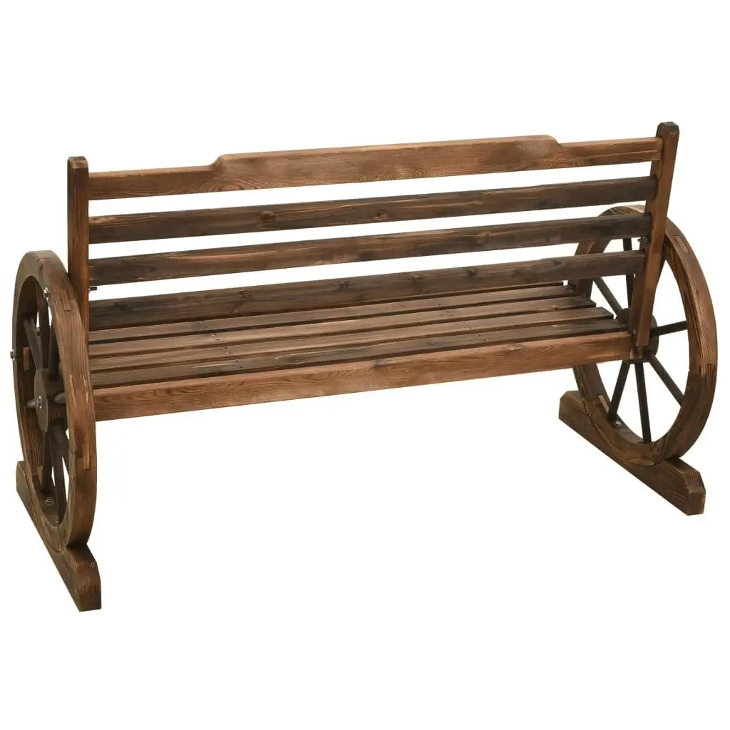 Garden Bench 112 cm Solid Firwood 313891