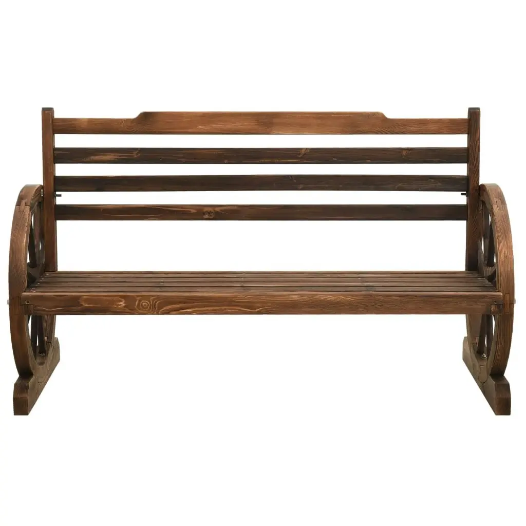 Garden Bench 112 cm Solid Firwood 313891