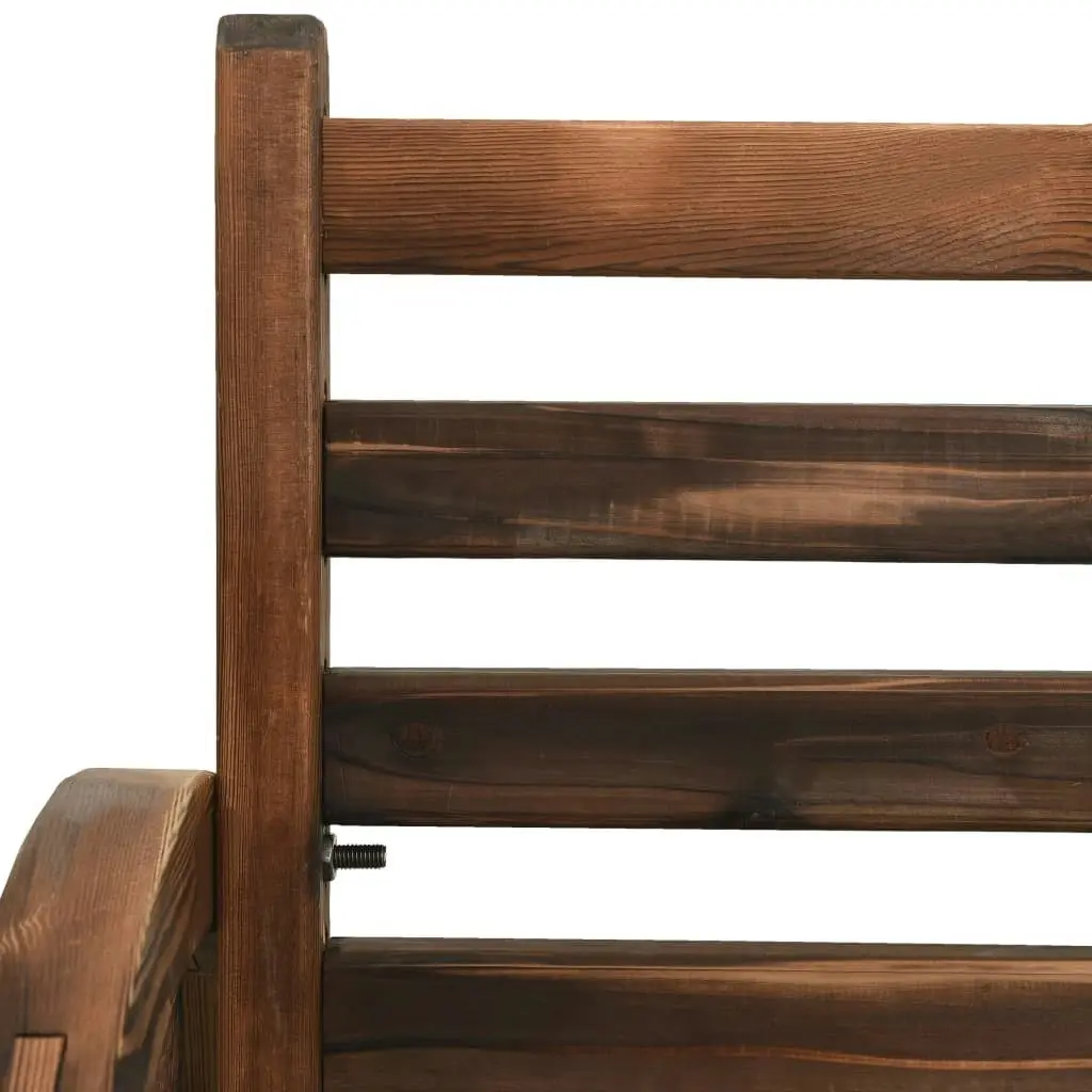 Garden Bench 112 cm Solid Firwood 313891