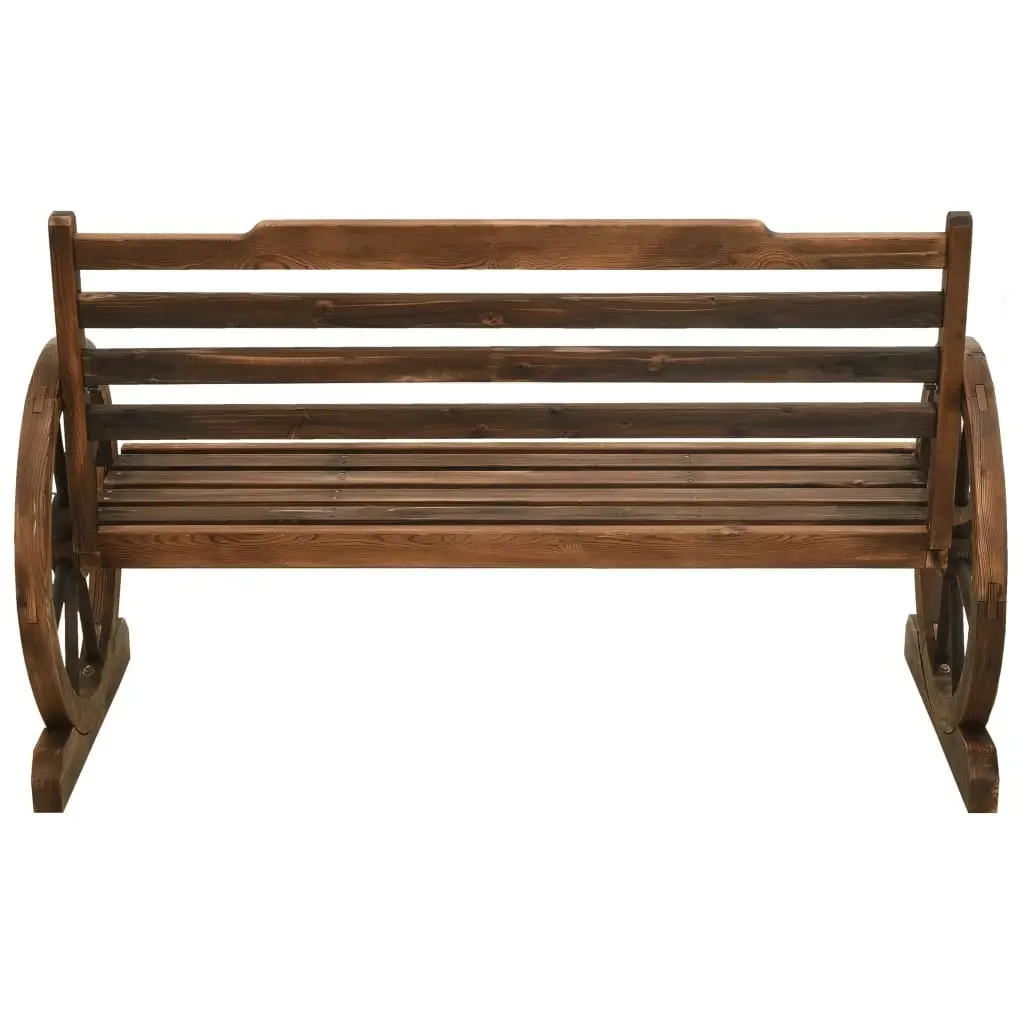 Garden Bench 112 cm Solid Firwood 313891