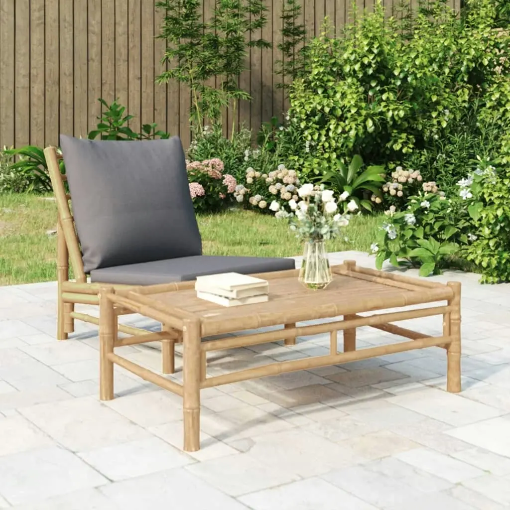 Garden Coffee Table 100x55x33 cm Bamboo 363456