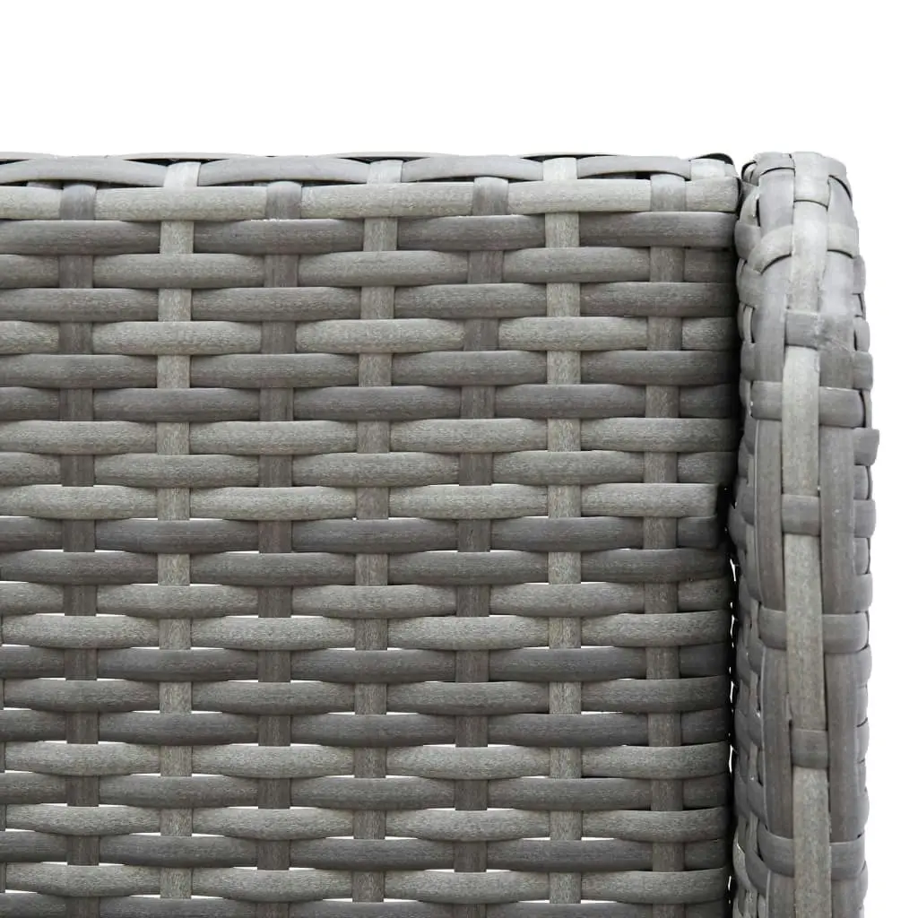 Garden Corner Sofas 2 pcs Poly Rattan Grey 310223