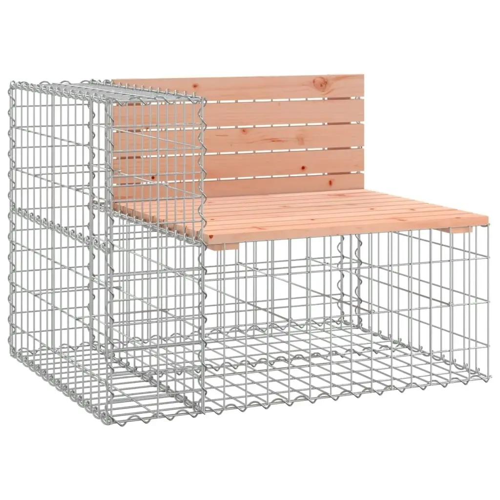 Garden Bench Gabion Design 184x71x65.5 cm Solid Wood Douglas 3196237