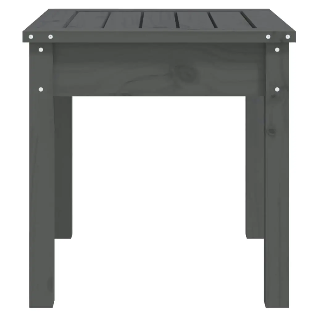 Garden Bench Grey 50x44x45 cm Solid Wood Pine 823992