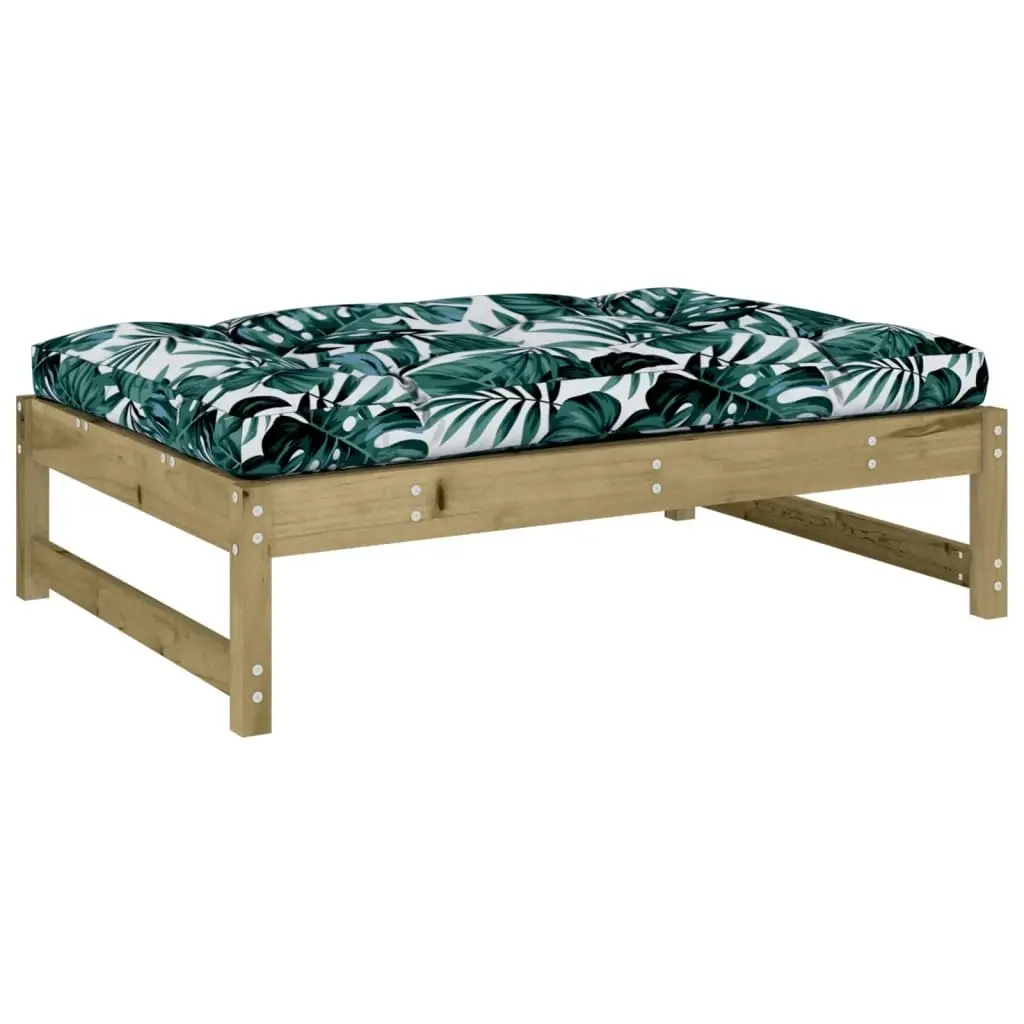 Garden Footstool 120x80 cm Impregnated Wood Pine 825743