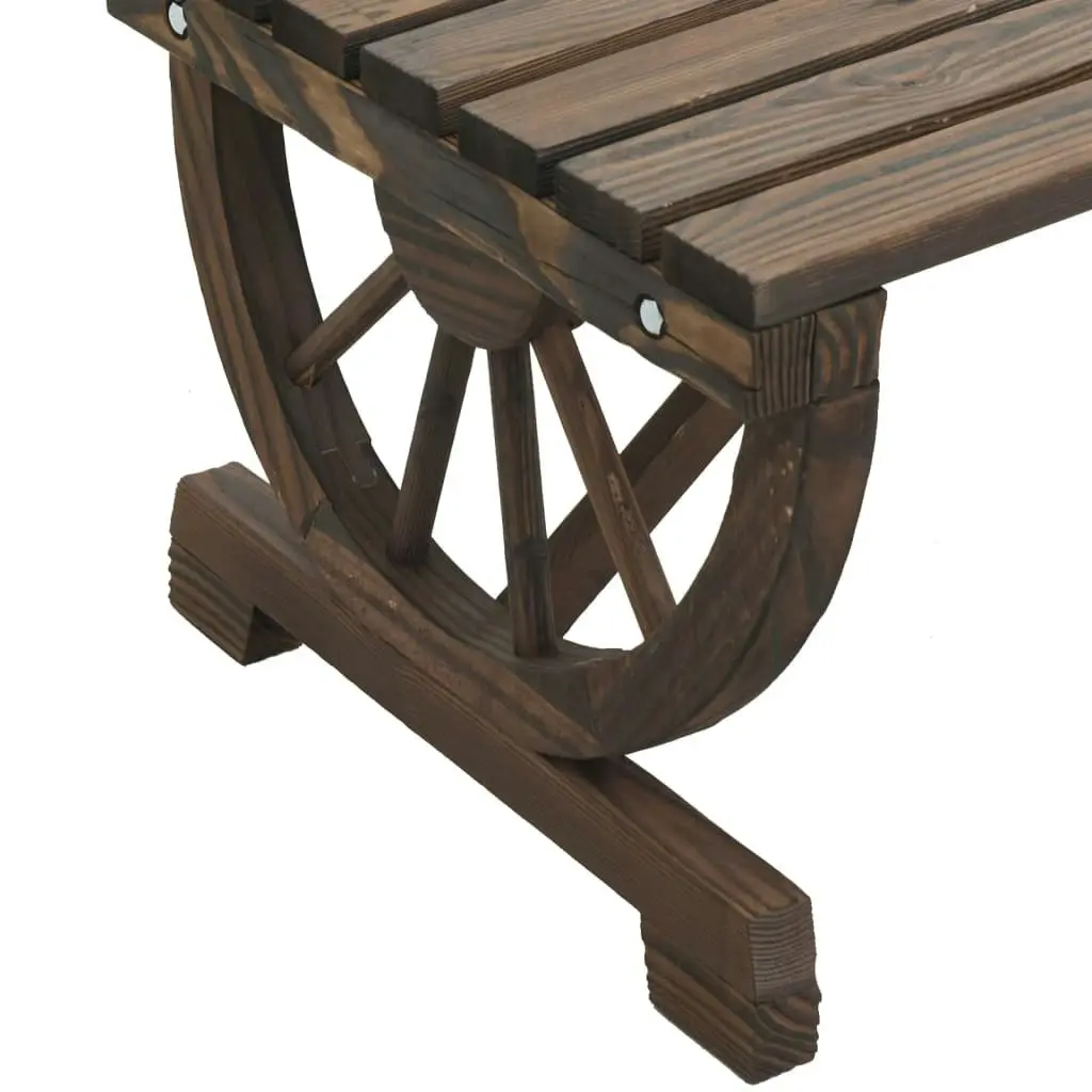 Garden Footstool 40x36.5x38.5 cm Solid Wood Fir 365110