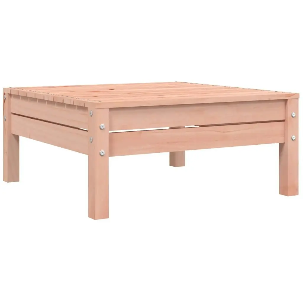 Garden Footstool with Cushion Solid Wood Douglas 838167