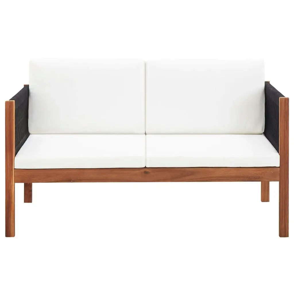 Garden Sofa 2-Seater Solid Acacia Wood 46341