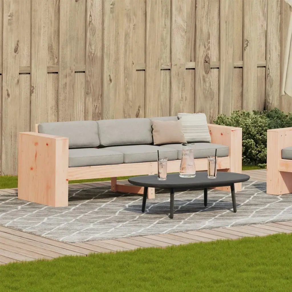 Garden Sofa 3-Seater 189x60x62 cm Solid Wood Douglas 832376