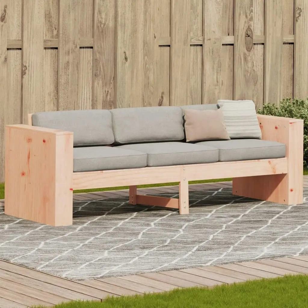 Garden Sofa 3-Seater 189x60x62 cm Solid Wood Douglas 832376