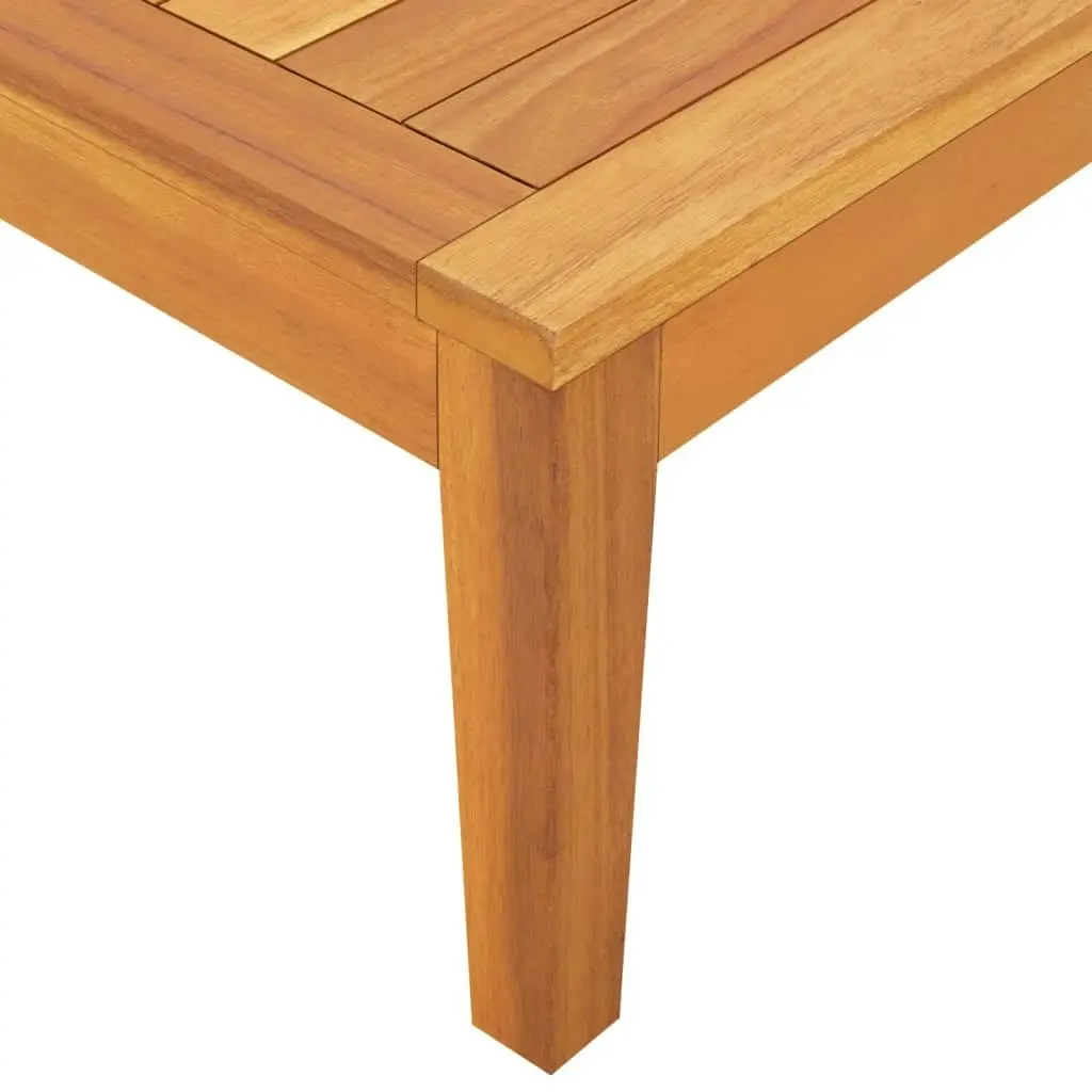 Garden Table 64x64x29 cm Solid Acacia Wood 316322