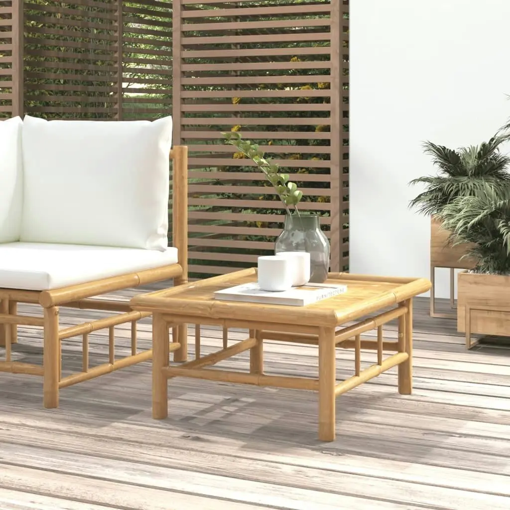 Garden Table 65x55x30 cm Bamboo 362304