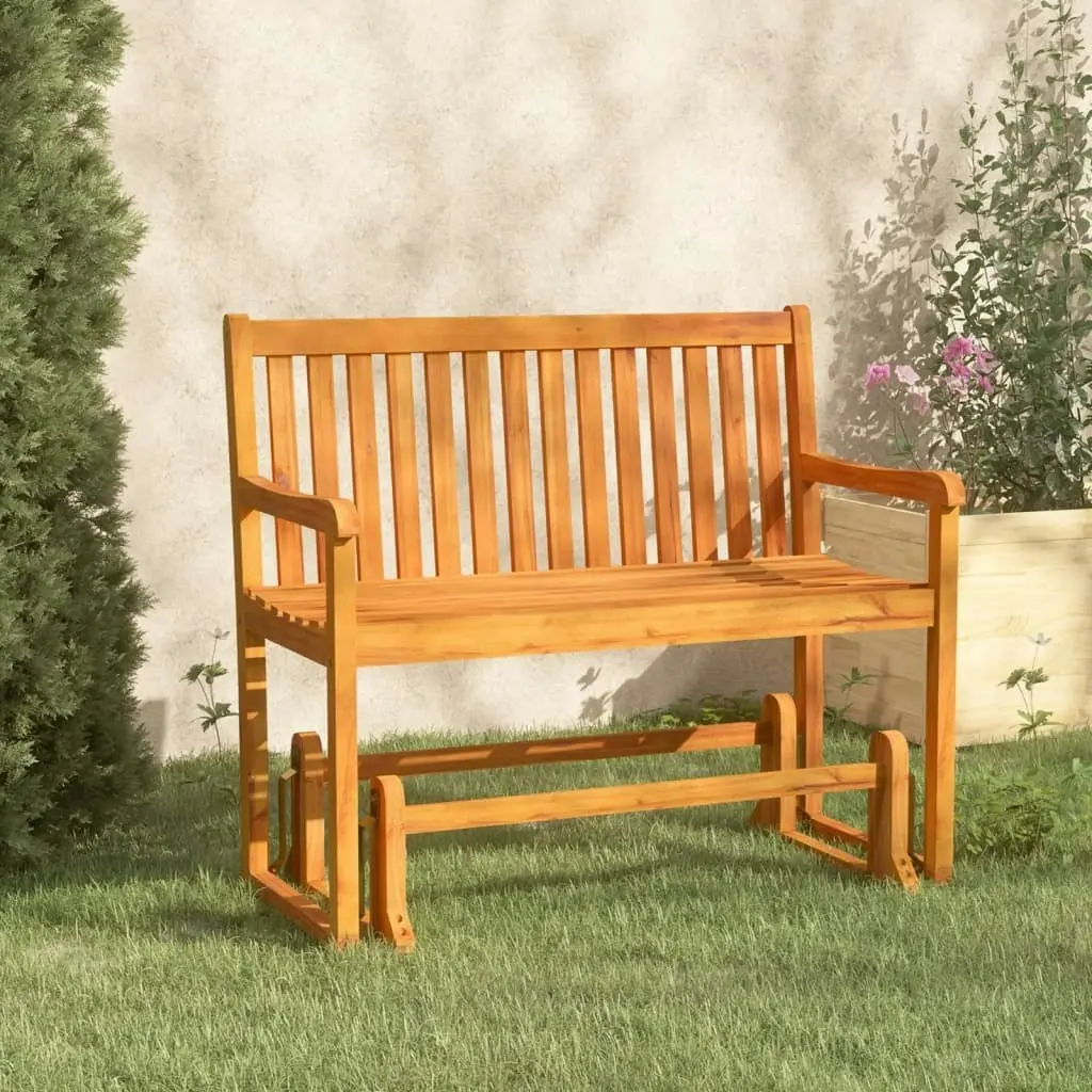 Garden Swing Bench 110 cm Solid Acacia Wood 316608