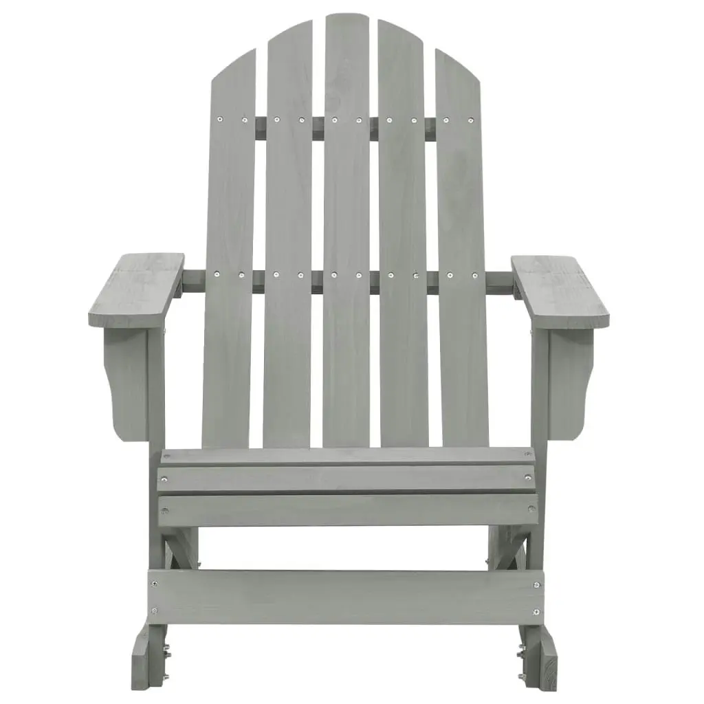 Garden Rocking Chair Wood Grey 45704