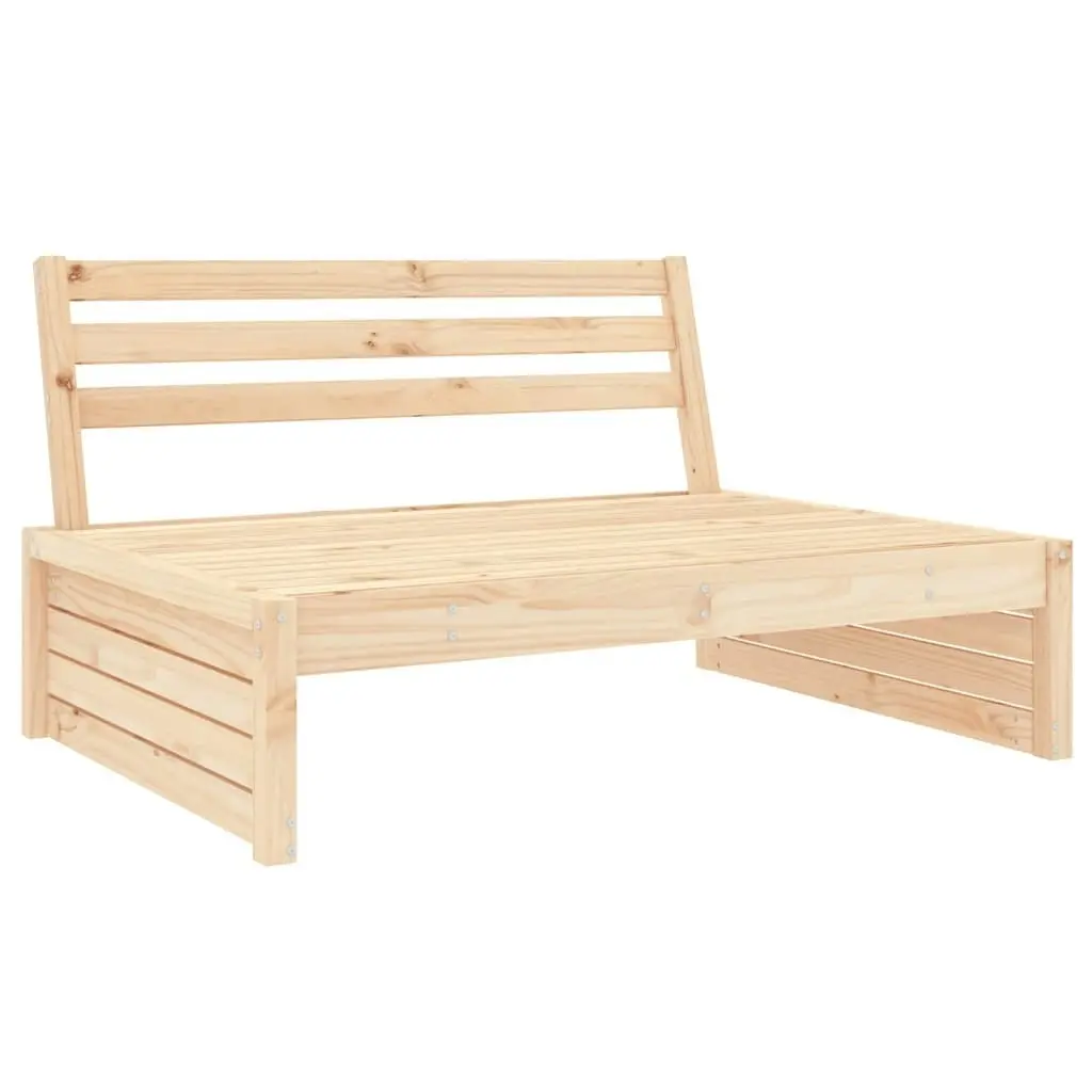 Middle Sofa 120x80 cm Solid Wood Pine 825758