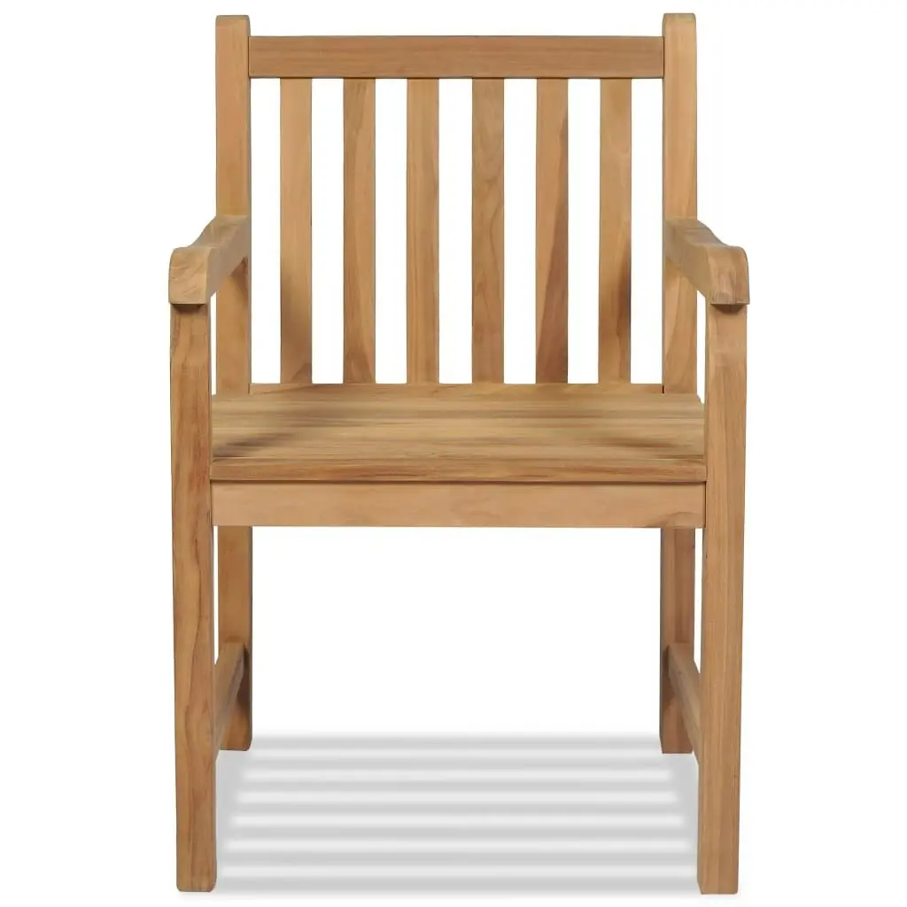 Outdoor Chairs 2 pcs Solid Teak Wood 43250