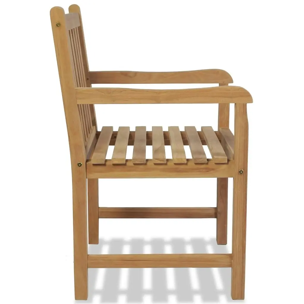 Outdoor Chairs 2 pcs Solid Teak Wood 43250