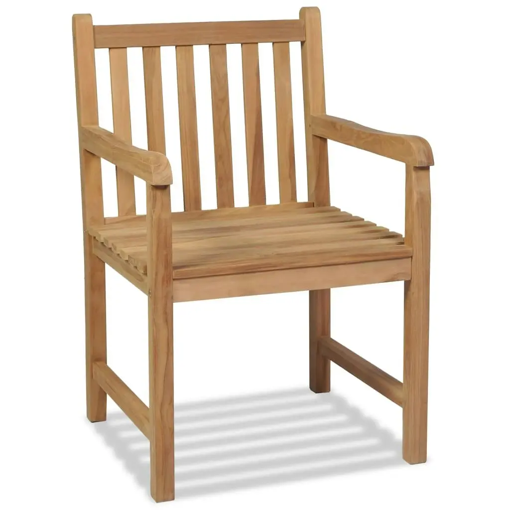 Outdoor Chairs 2 pcs Solid Teak Wood 43250