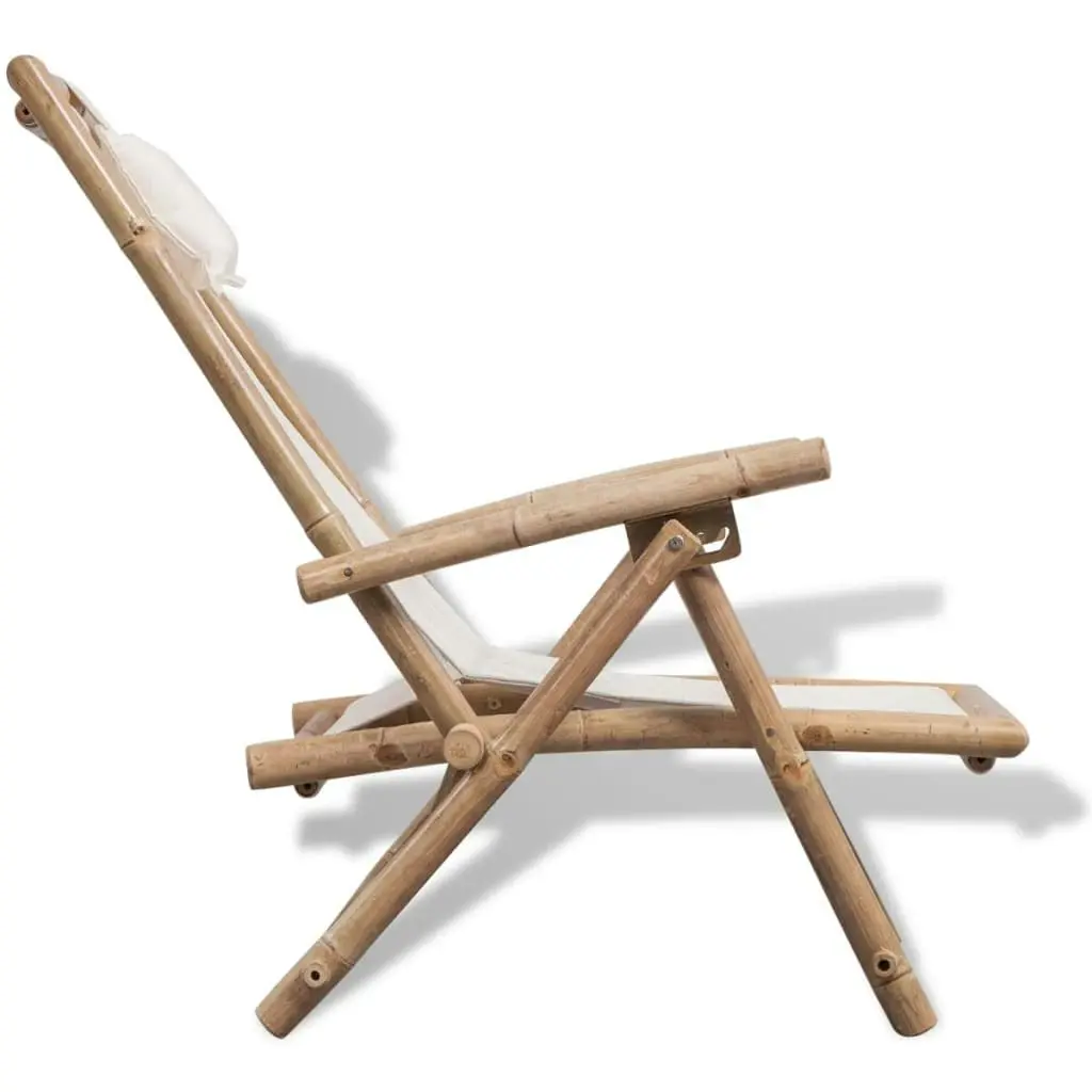 Outdoor Deck Chair Bamboo 41893