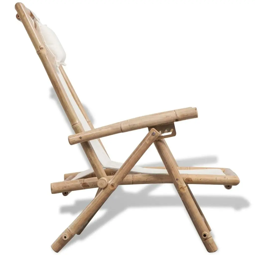 Outdoor Deck Chair Bamboo 41893