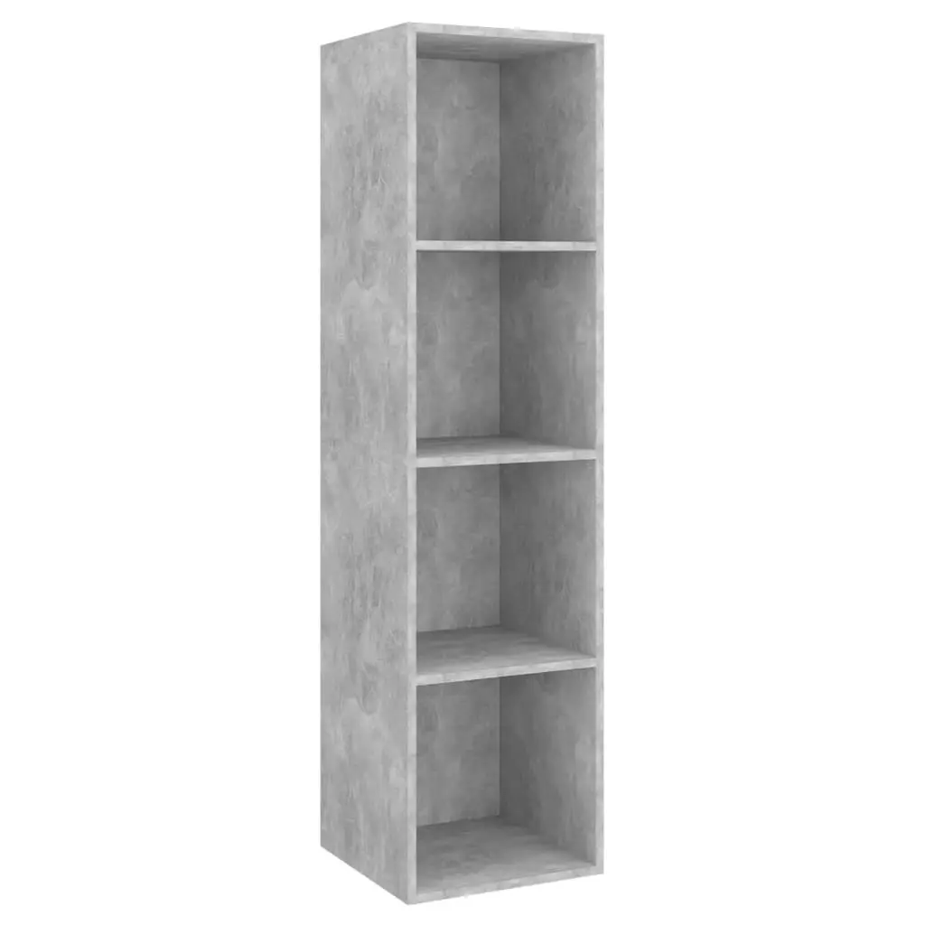 2 Piece TV Cabinet Set Concrete Grey Engineered Wood 3079794