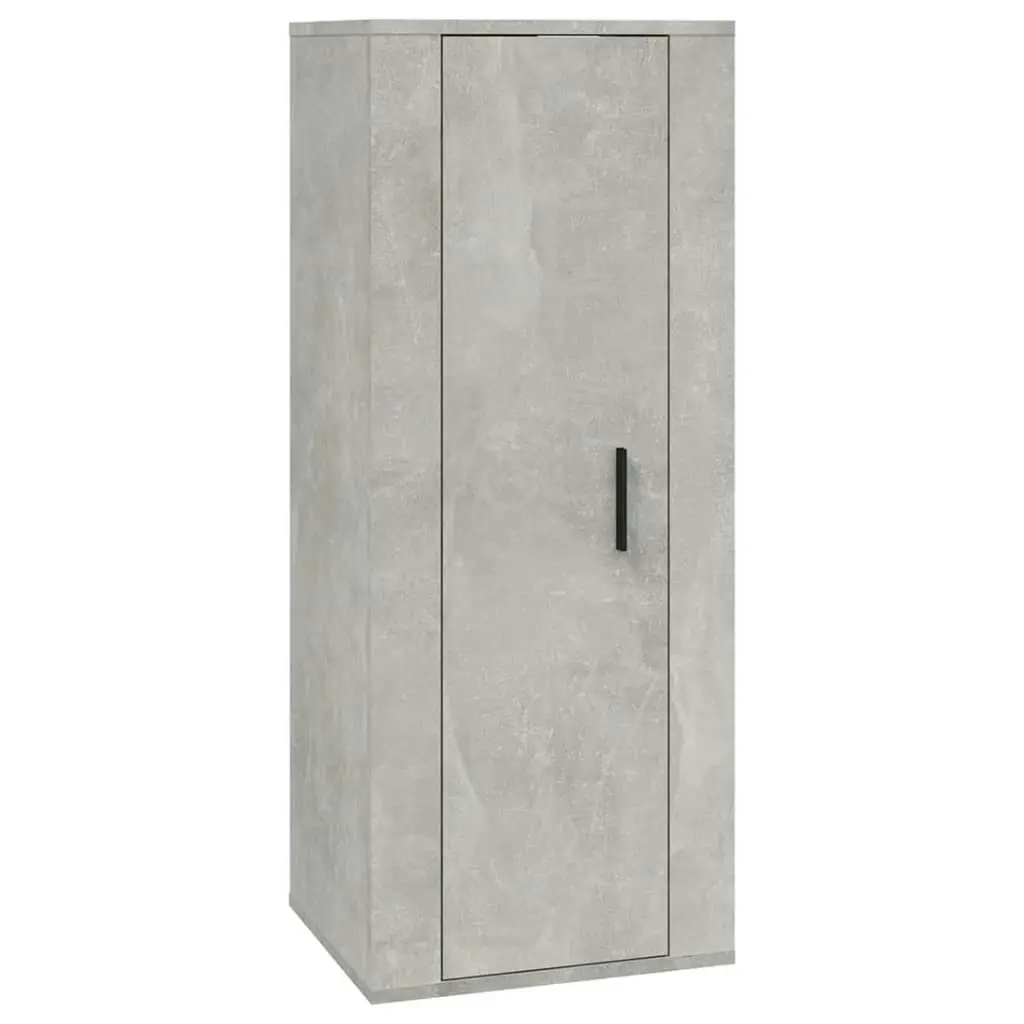 2 Piece TV Cabinet Set Concrete Grey Engineered Wood 3188722