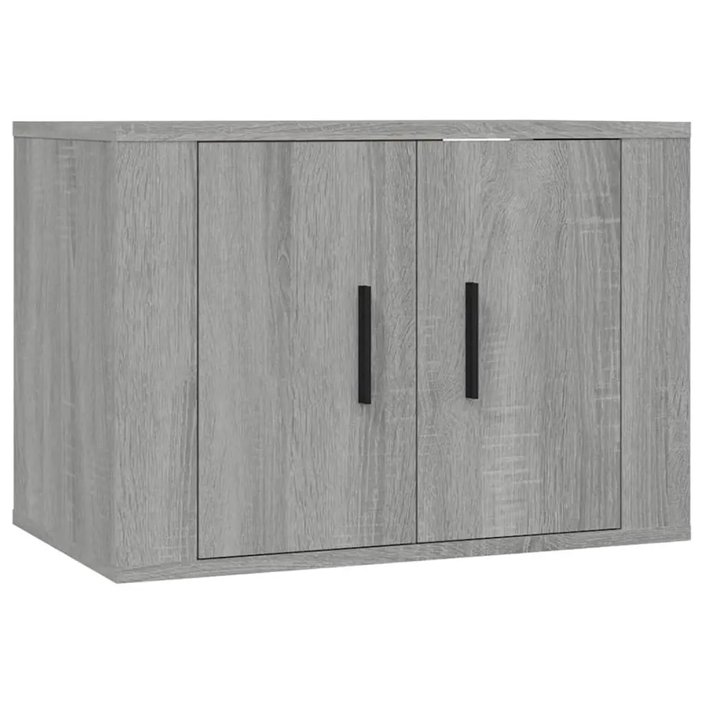 2 Piece TV Cabinet Set Grey Sonoma Engineered Wood 3188724