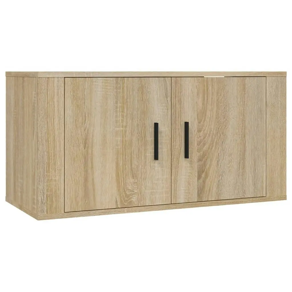 2 Piece TV Cabinet Set Sonoma Oak Engineered Wood 3188729