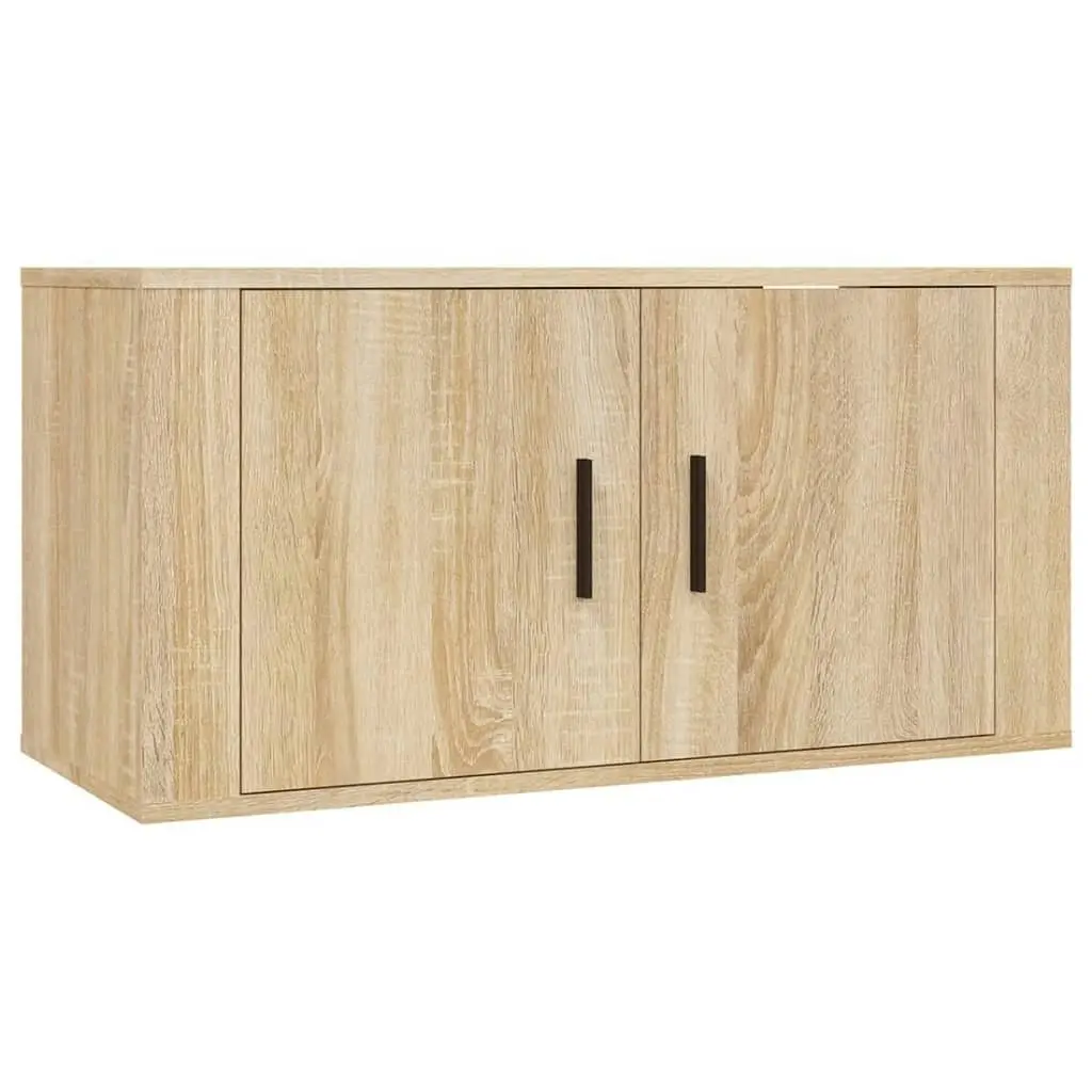 2 Piece TV Cabinet Set Sonoma Oak Engineered Wood 3188473