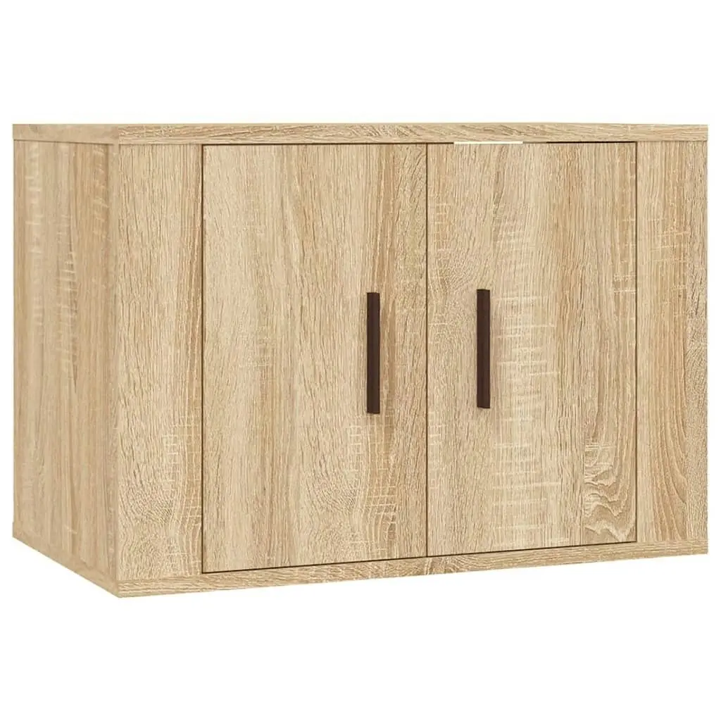 2 Piece TV Cabinet Set Sonoma Oak Engineered Wood 3188457