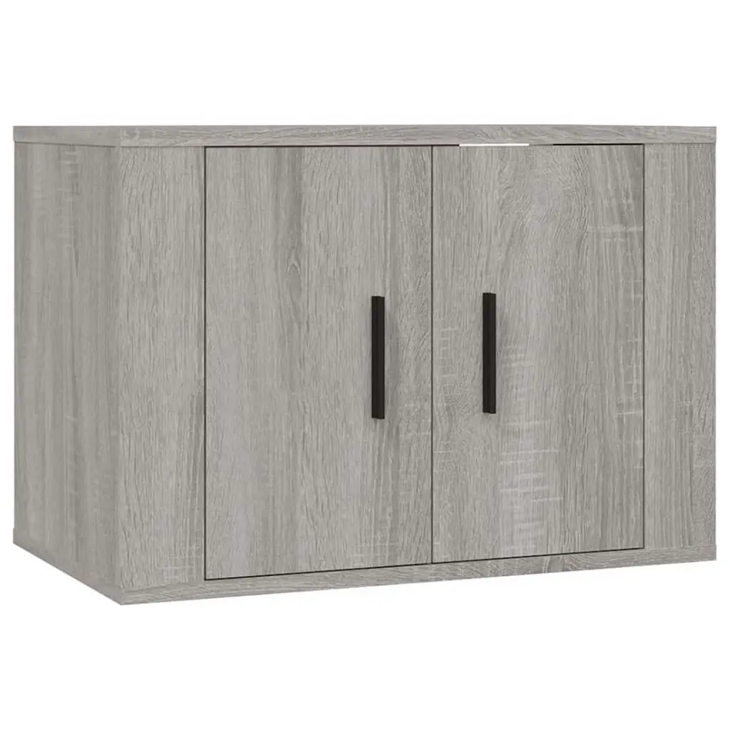 2 Piece TV Cabinet Set Grey Sonoma Engineered Wood 3188460