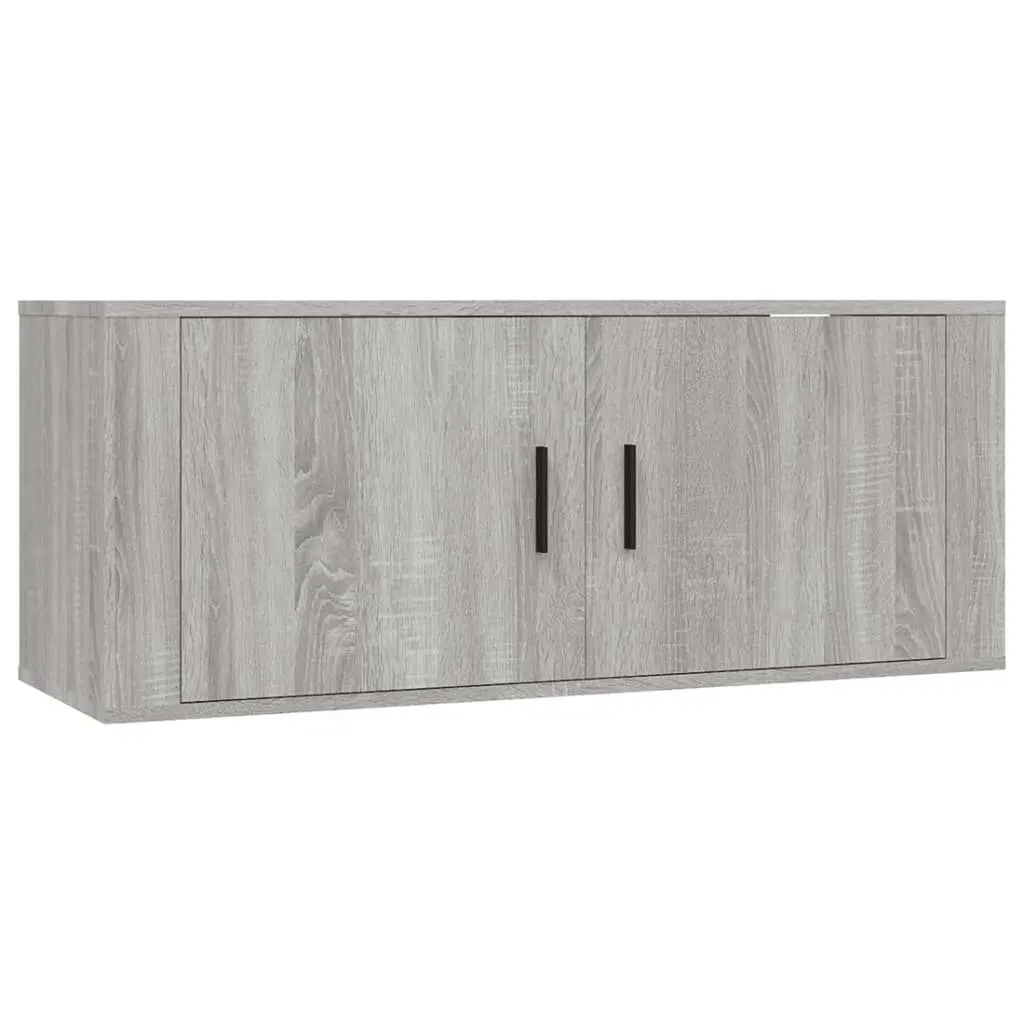 3 Piece TV Cabinet Set Grey Sonoma Engineered Wood 3188540