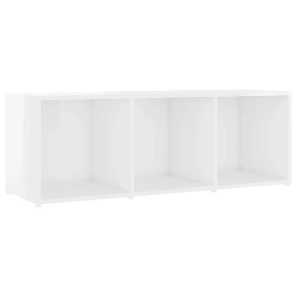 3 Piece TV Cabinet Set High Gloss White Engineered Wood 3080084