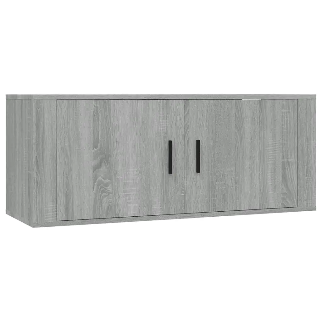 4 Piece TV Cabinet Set Grey Sonoma Engineered Wood 3188700