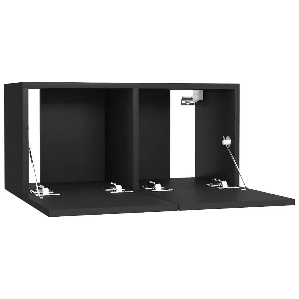 Hanging TV Cabinet Black 60x30x30 cm 804511