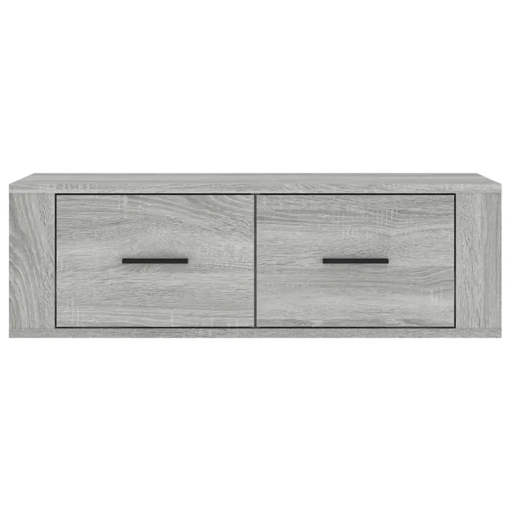 Hanging TV Cabinet Grey Sonoma 80x36x25 cm Engineered Wood 816838