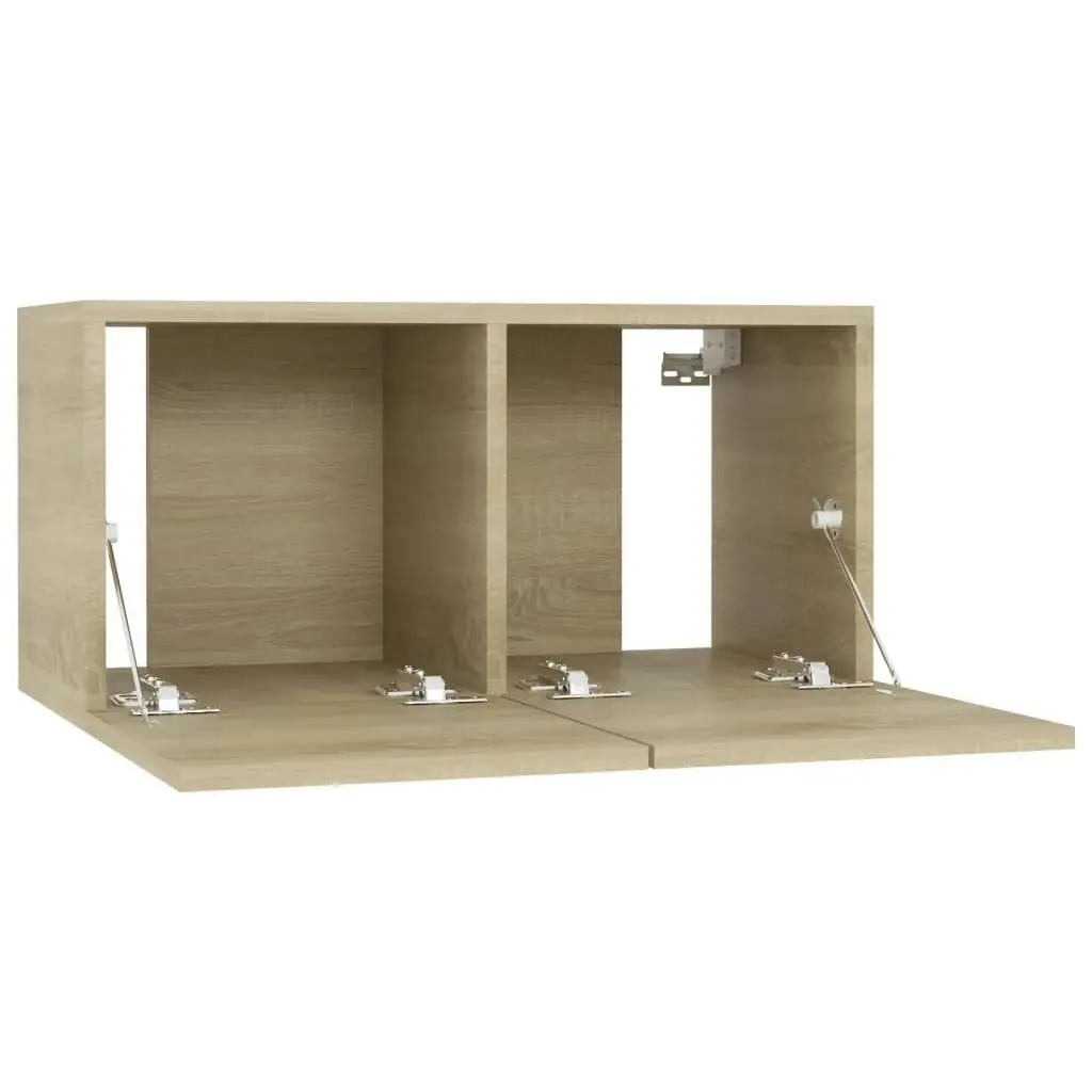 Hanging TV Cabinet Sonoma Oak 60x30x30 cm 804517