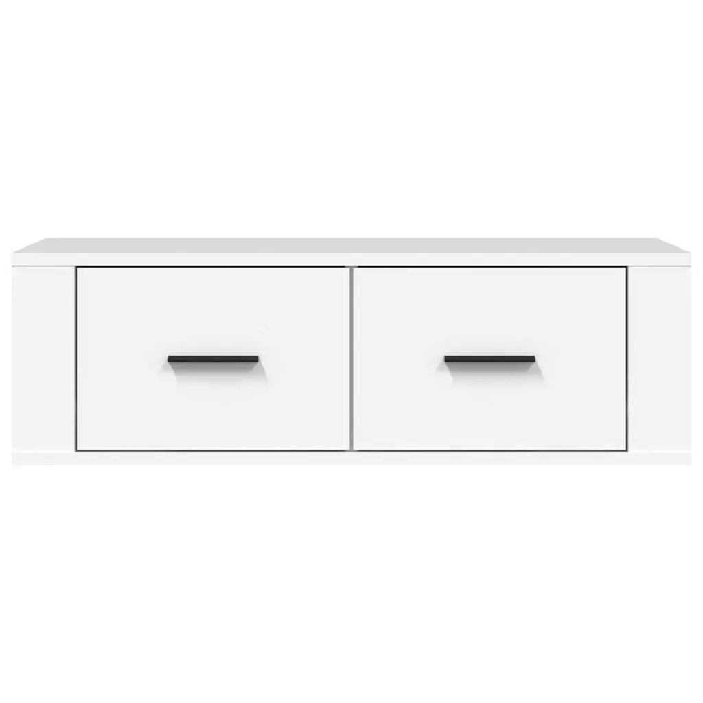 Hanging TV Cabinet White 80x36x25 cm Engineered Wood 816832