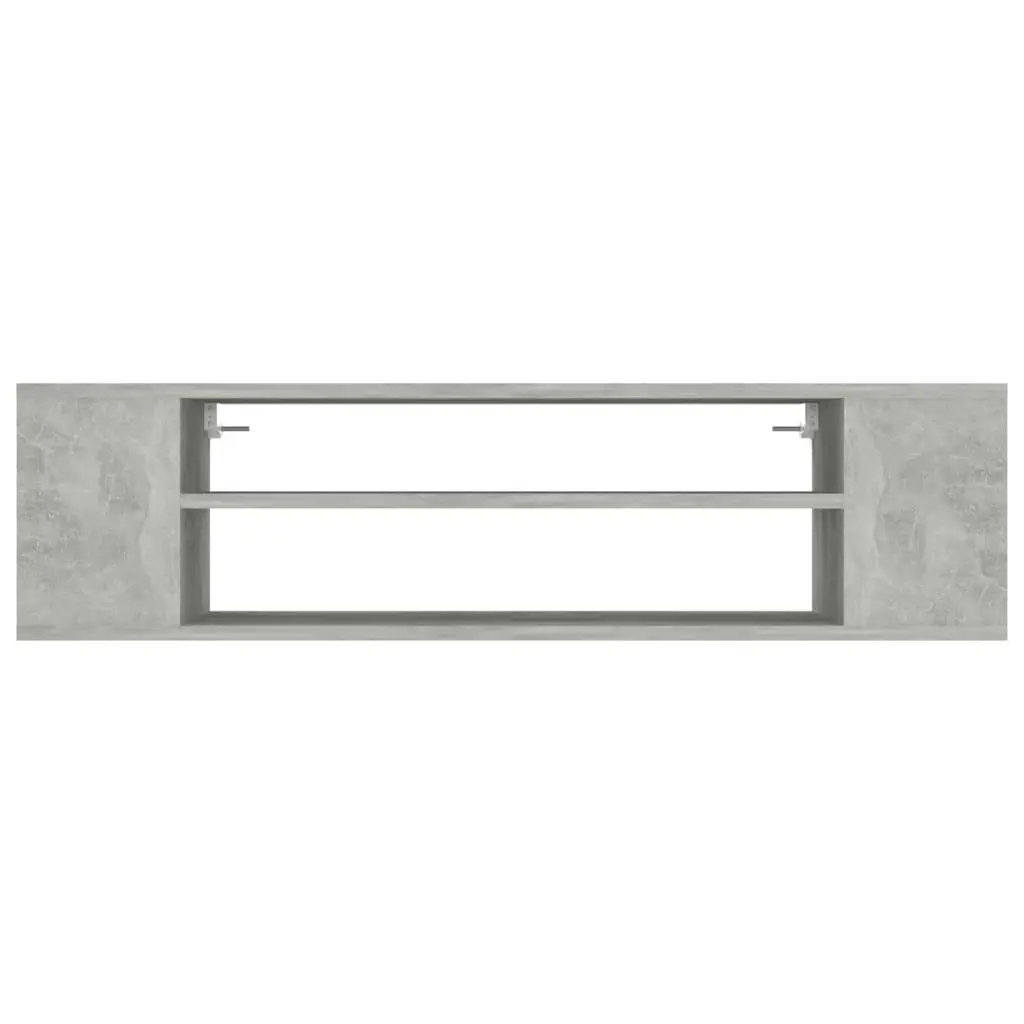 Hanging TV Cabinet Concrete Grey 100x30x26.5 cm Engineered Wood 806233