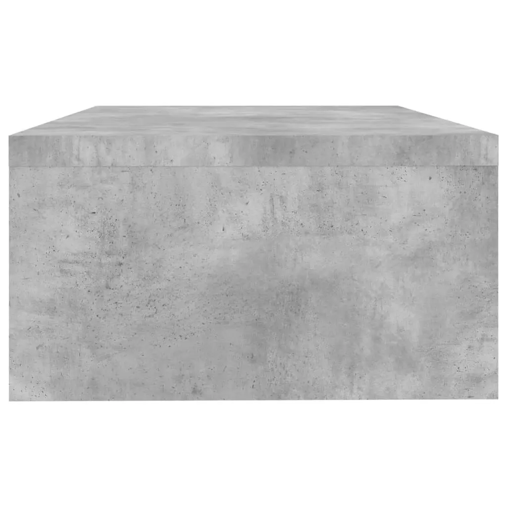 Monitor Stand Concrete Grey 42x24x13 cm Engineered Wood 800220