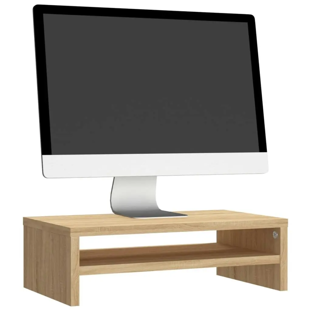 Monitor Stand Sonoma Oak 42x24x13 cm Engineered Wood 800219