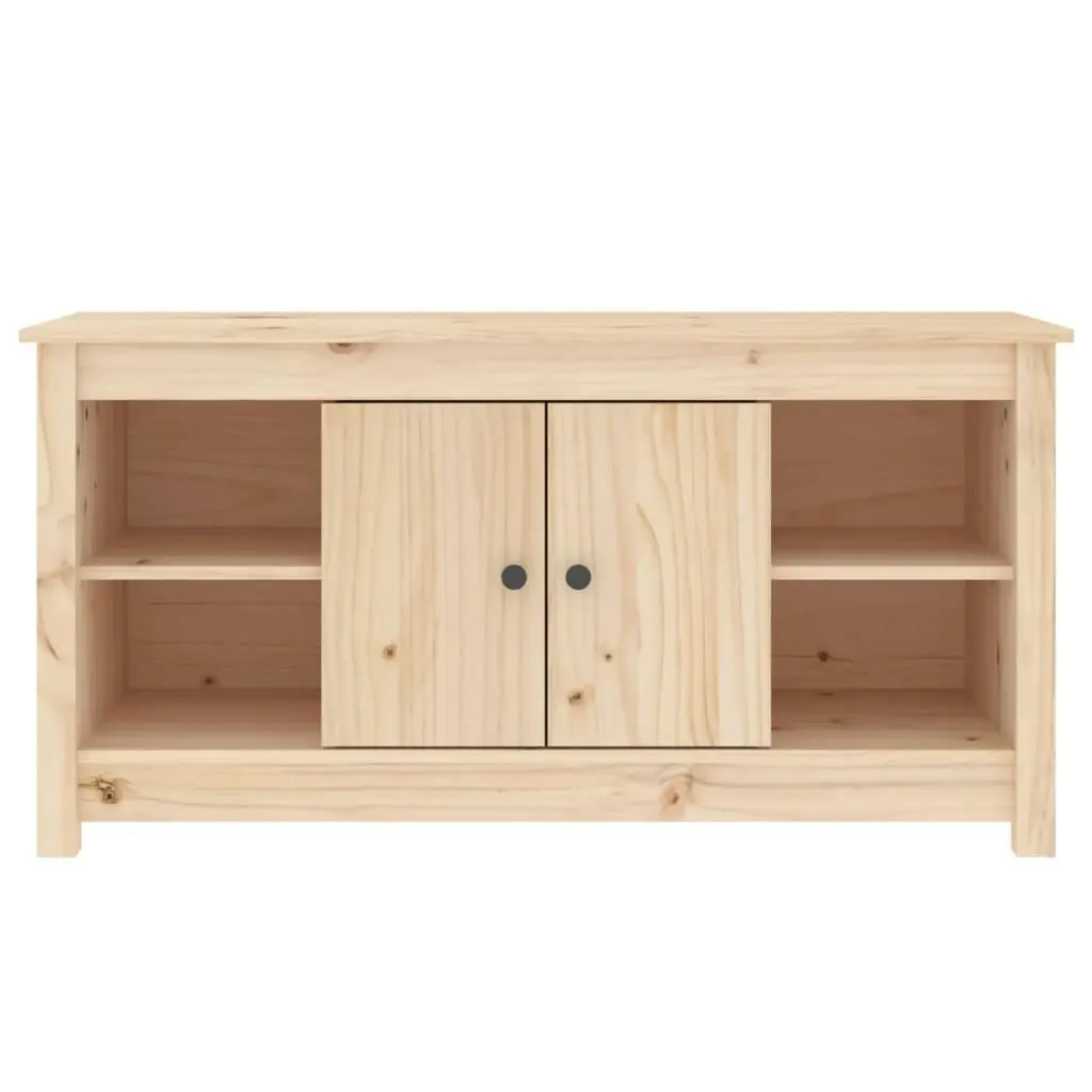 TV Cabinet 103x36.5x52 cm Solid Wood Pine 814574