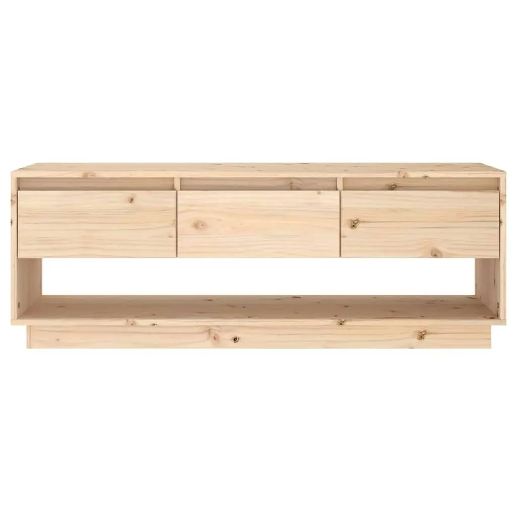 TV Cabinet 110.5x34x40 cm Solid Wood Pine 813844