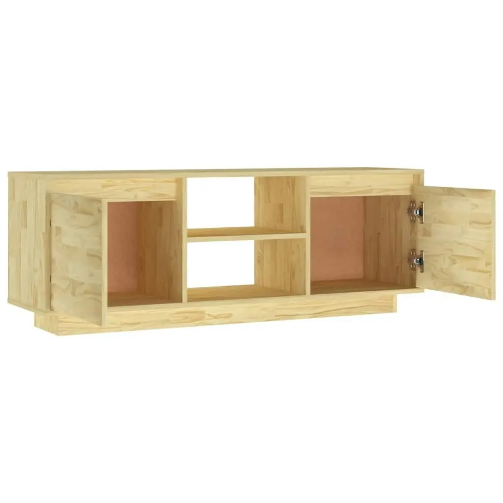 TV Cabinet 110x30x40 cm Solid Pinewood 809900