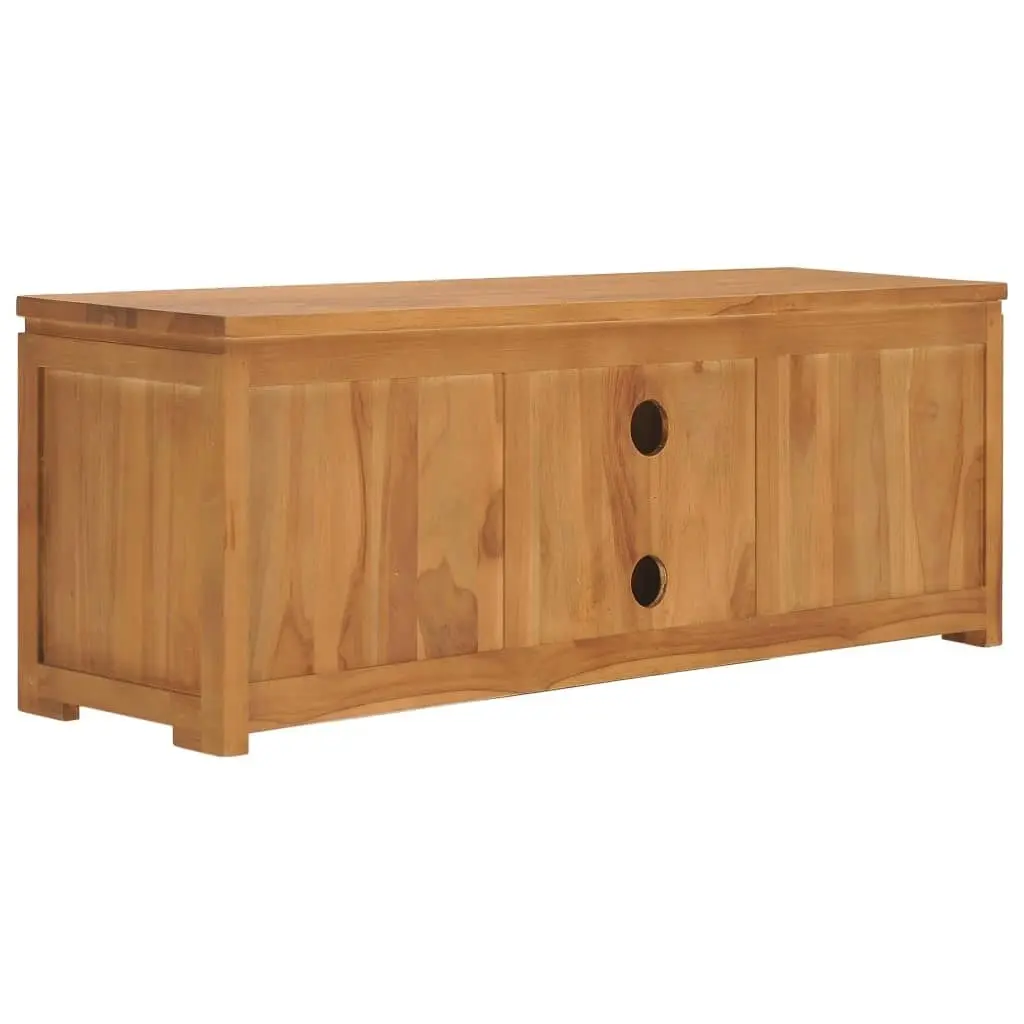 TV Cabinet 110x30x40 cm Solid Teak Wood 289069