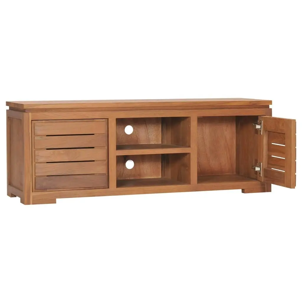 TV Cabinet 110x30x40 cm Solid Teak Wood 289069