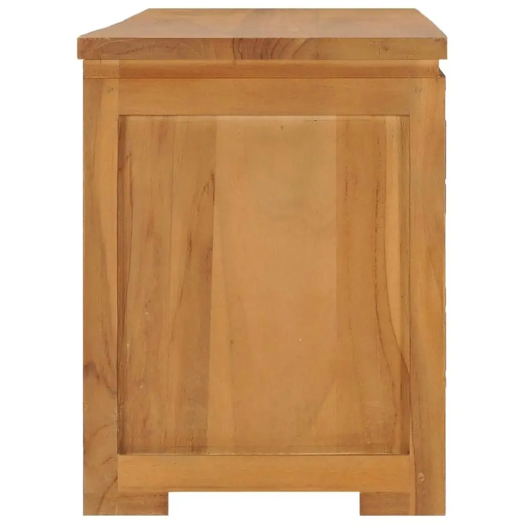 TV Cabinet 110x30x40 cm Solid Teak Wood 289069