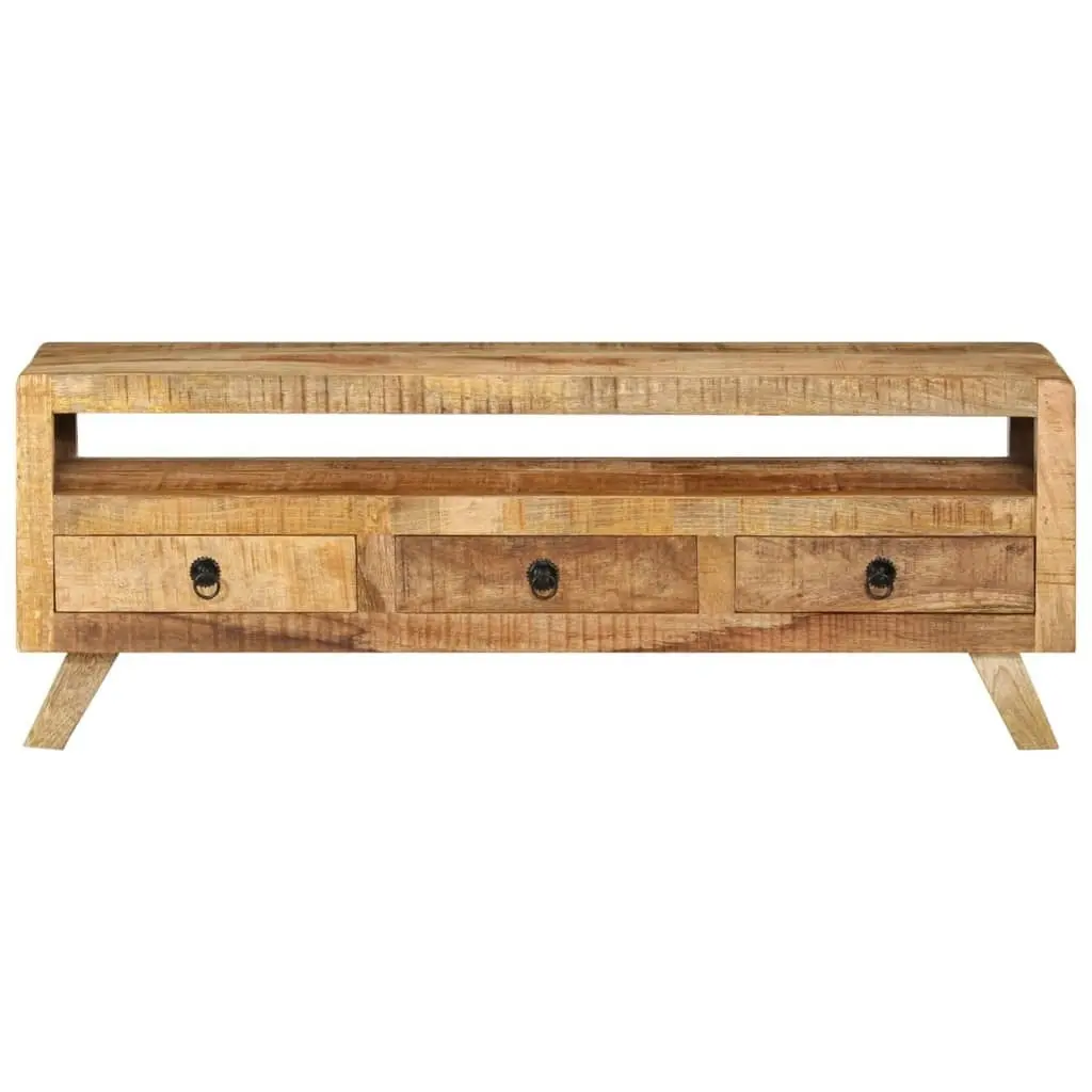 TV Cabinet 110x30x40 cm Solid Mango Wood 337064