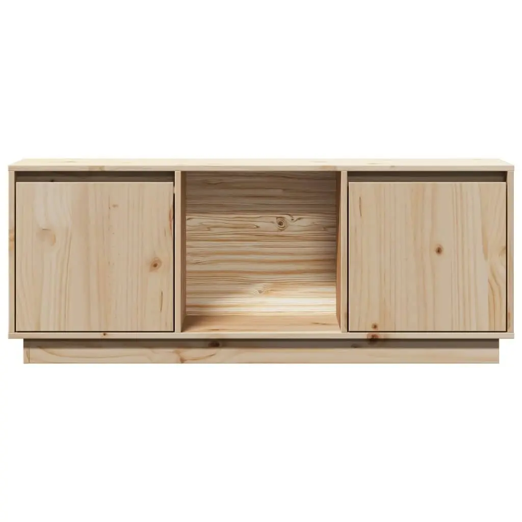 TV Cabinet 110.5x35x44 cm Solid Wood Pine 814339