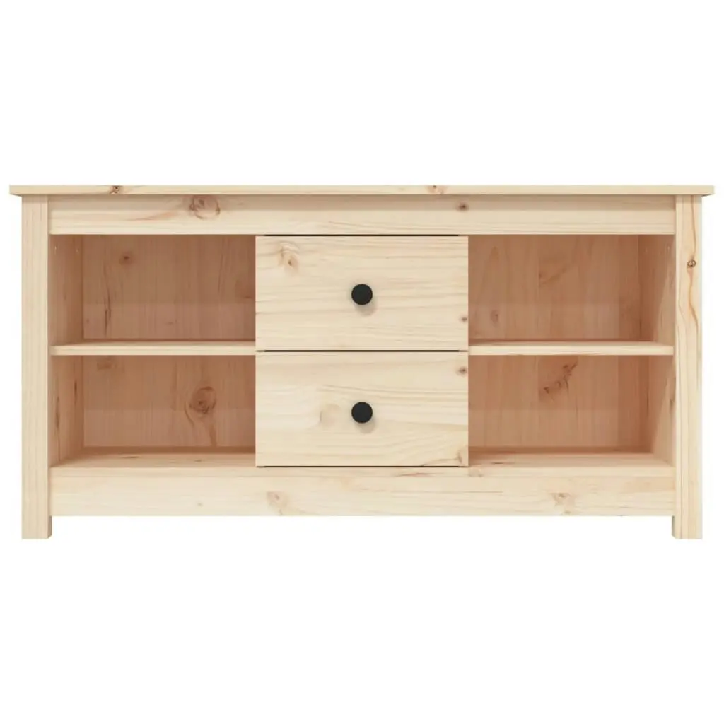 TV Cabinet 103x36.5x52 cm Solid Wood Pine 814569